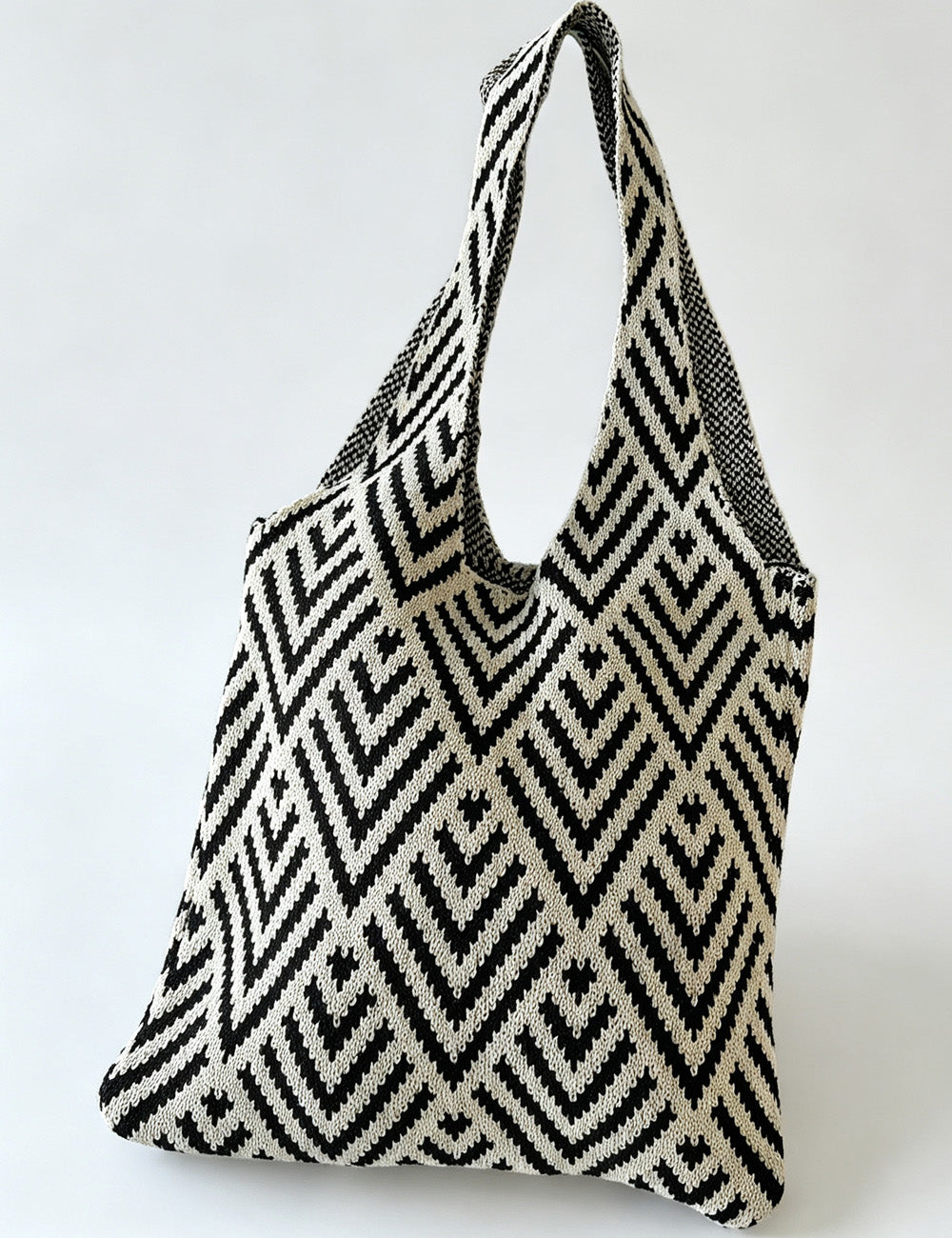 Minimalist Color Block Zebra Pattern Shoulder Bags 6W10BBG1558