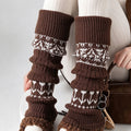 Fair Isle Leg Warmers - DippedShop Wholesale - #5763
