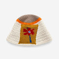 Color Block Splice Floral Jacquard Bucket Hat 6W6HAT634