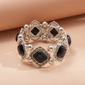 Turquoise Beaded Stretch Bracelet - DippedShop Wholesale - #6595