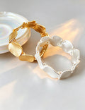 Retro Gold Plated Disc Splice Bracelet 6W6JBR711