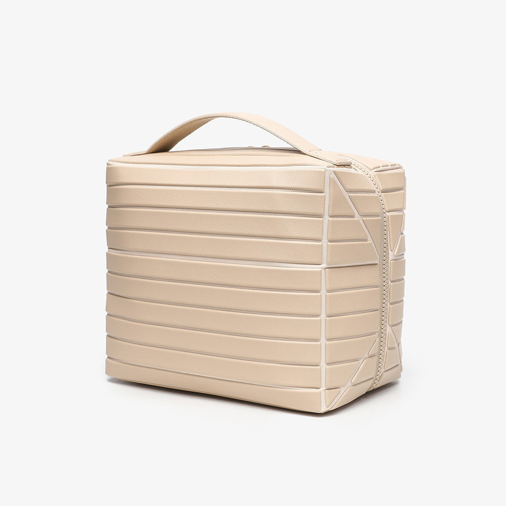 Trendy Striped Large Capacity Foldable Makeup Bag 6W5CO393