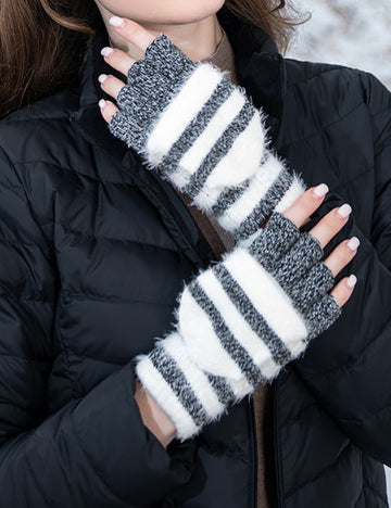 Convertible Mittens Fingerless - DippedShop Wholesale - #0707