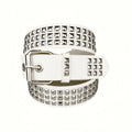 Punk Style Rivet Bright Pyramid Studded Belt 6W6JBT187