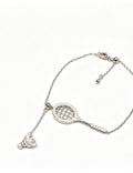 Trendy Badminton Racket Pendant Choker Necklace 6W6JNC390L