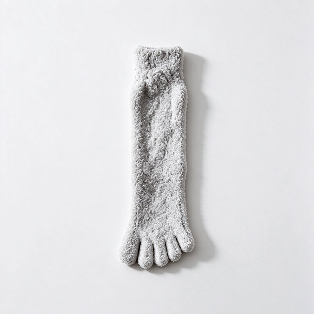 Plush Thermal Five Finger Socks - DippedShop Wholesale - #9907