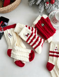 Christmas Embroidered Cable Crew Socks 6W8FSO909