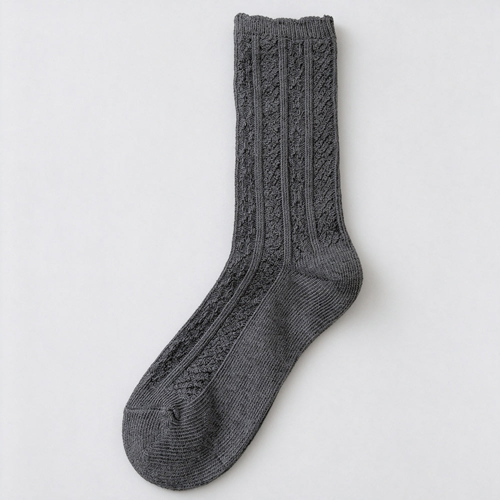 Slouchy Knit Crew Socks - DippedShop Wholesale - #3203