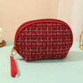 Tweed Cosmetic Bag - DippedShop Wholesale - #5299