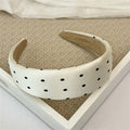 Minimalist Polka Dots Padded Wide headband 6W6HBD308