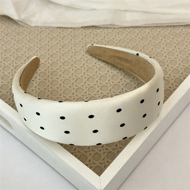 Minimalist Polka Dots Padded Wide headband 6W6HBD308