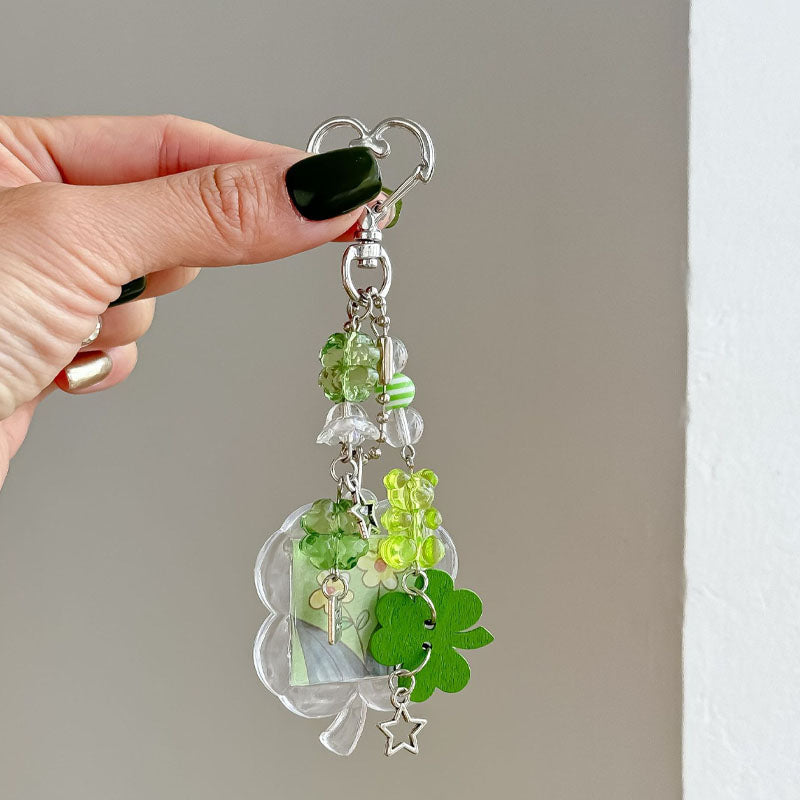 Fresh Clover Photo Frame Pendant Bag Charm 6W10BBC368