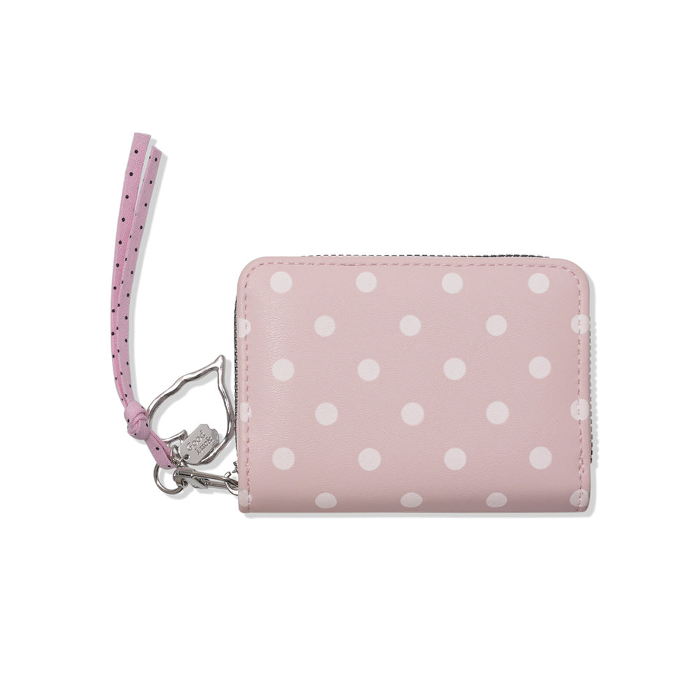 Polka Dot Zipper Wallet - DippedShop Wholesale - #7875