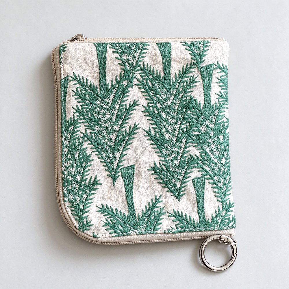 Retro Embroidered Cotton Linen Coin Purse 6W10BWB384