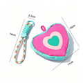 Colorful Heart-Shaped Mini Pouch Bag Charm 6W10BBC749