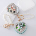 3D Floral Rhinestone Bag Charm - DippedShop Wholesale - #5059