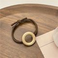 Minimalist Gold Flower Knot Hair Tie MK2BLW6W6HHT15