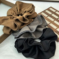 Minimalist Solid Color Double Layer Scrunchies 6W6HSR352