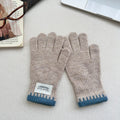 Minimalist Solid Color Full Finger Gloves 6W6GLO84