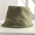 Faux Suede Bucket Hat - DippedShop Wholesale - #3491