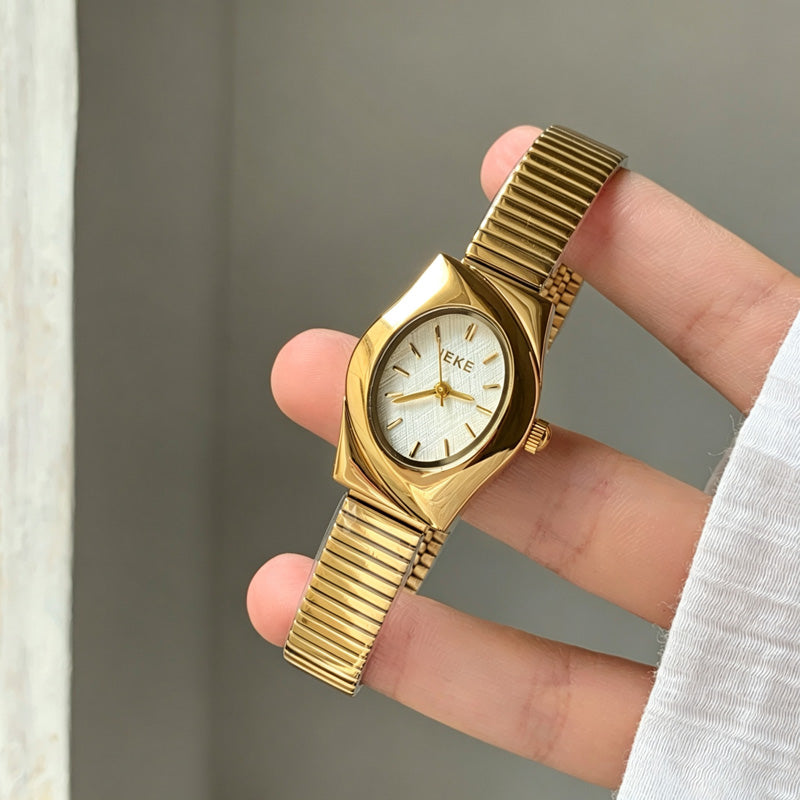 Vintage Asymmetric Quartz Bracelet Watch - DippedShop Wholesale - #3907