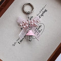Handmade Bowknot Mushroom Kaychain Bag Charm 6W10BBC411