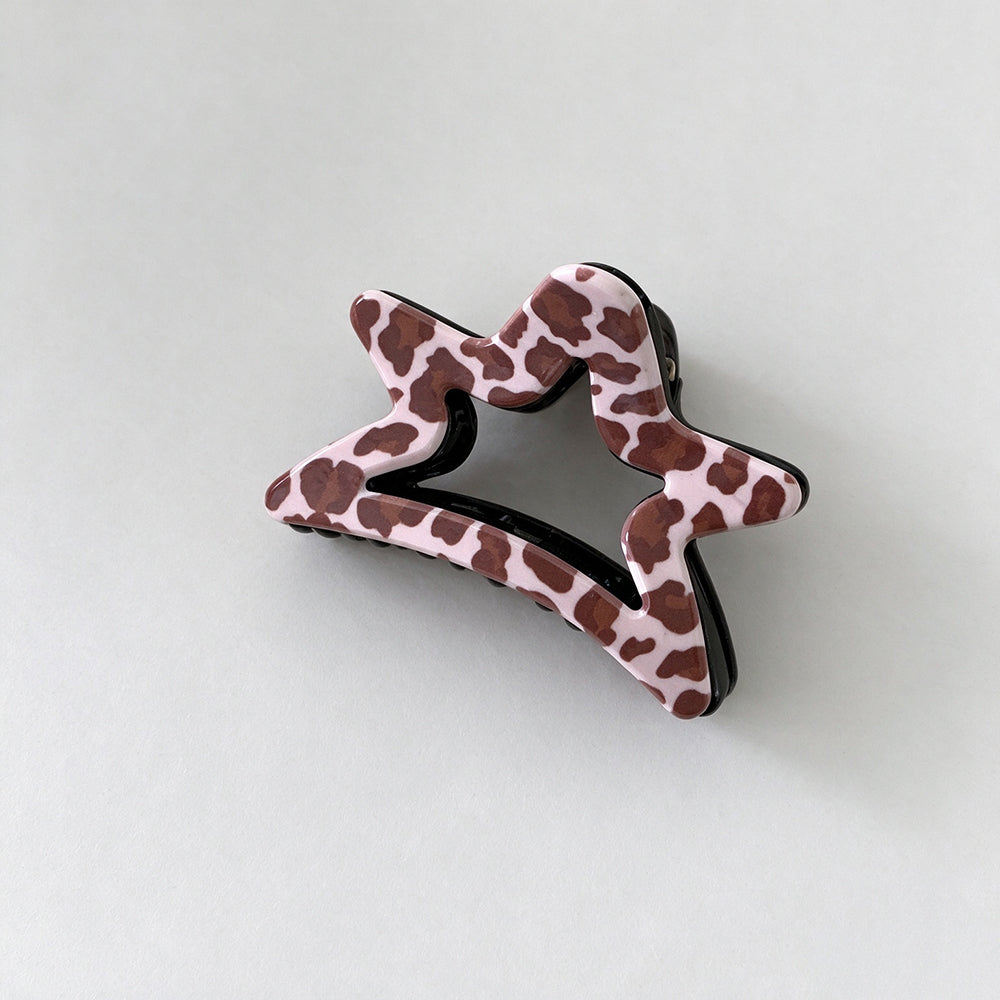 Hollow Star Hair Claw - DippedShop Wholesale - #0035