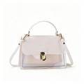Stylish Clear Jelly Square Handbag Crossbody Bag 6W10BBG2113