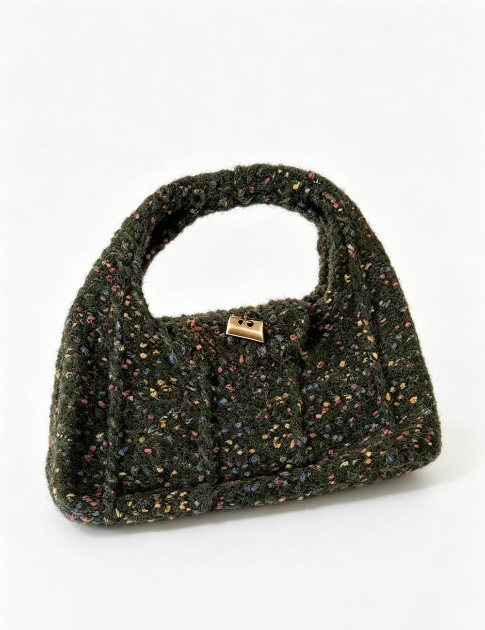 Wool Blend Shoulder Bag - DippedShop Wholesale - #1875