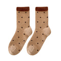 Fleece-Trim Crew Socks - DippedShop Wholesale - #9027