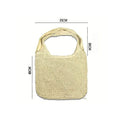 Woven Straw Shoulder Bag - DippedShop Wholesale - #5507