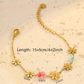 Elegant Gold Plated Daisy Link - DippedShop Wholesale - #1283