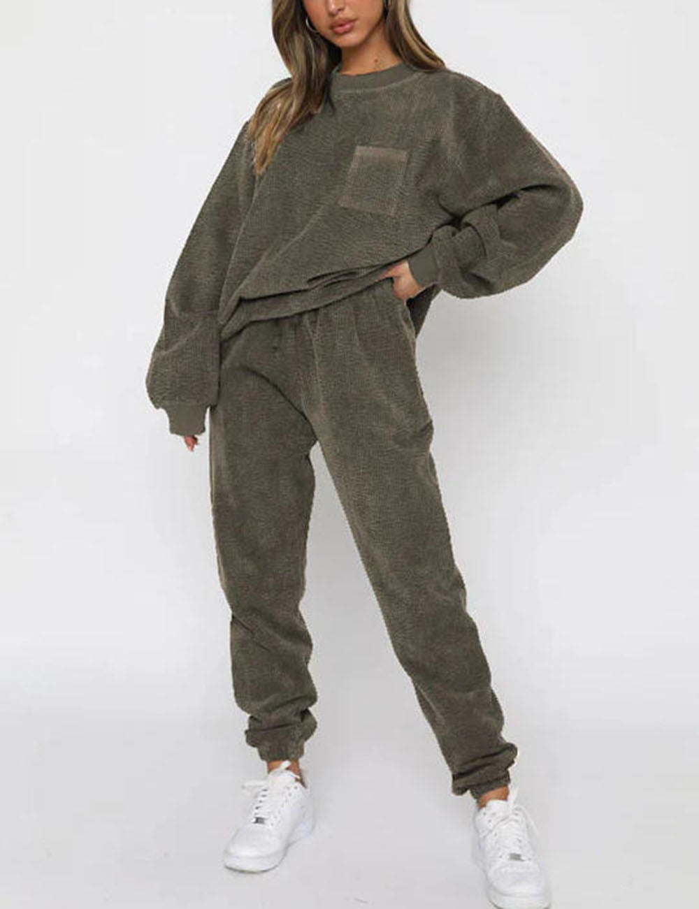 Corduroy Pullover Set - DippedShop Wholesale - #3747
