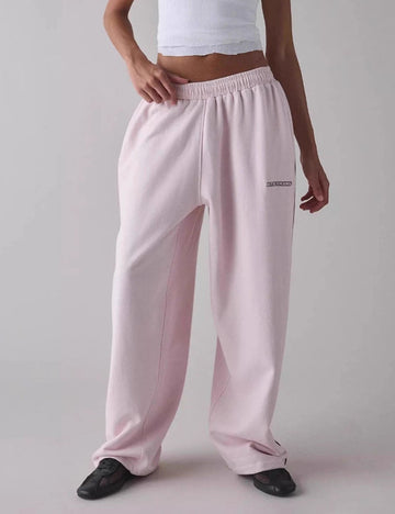 Embroidery Elastic Waist Pants - DippedShop Wholesale - #8323