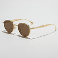 Metal Oval Frame Sunglasses - DippedShop Wholesale - #4691
