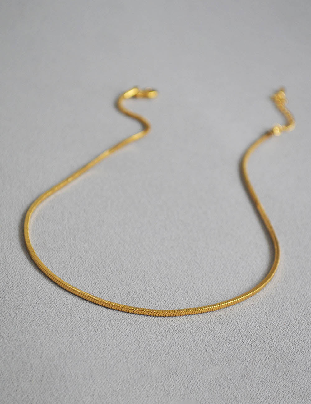 Gold Snake Chain Necklace - DippedShop Wholesale - #2131