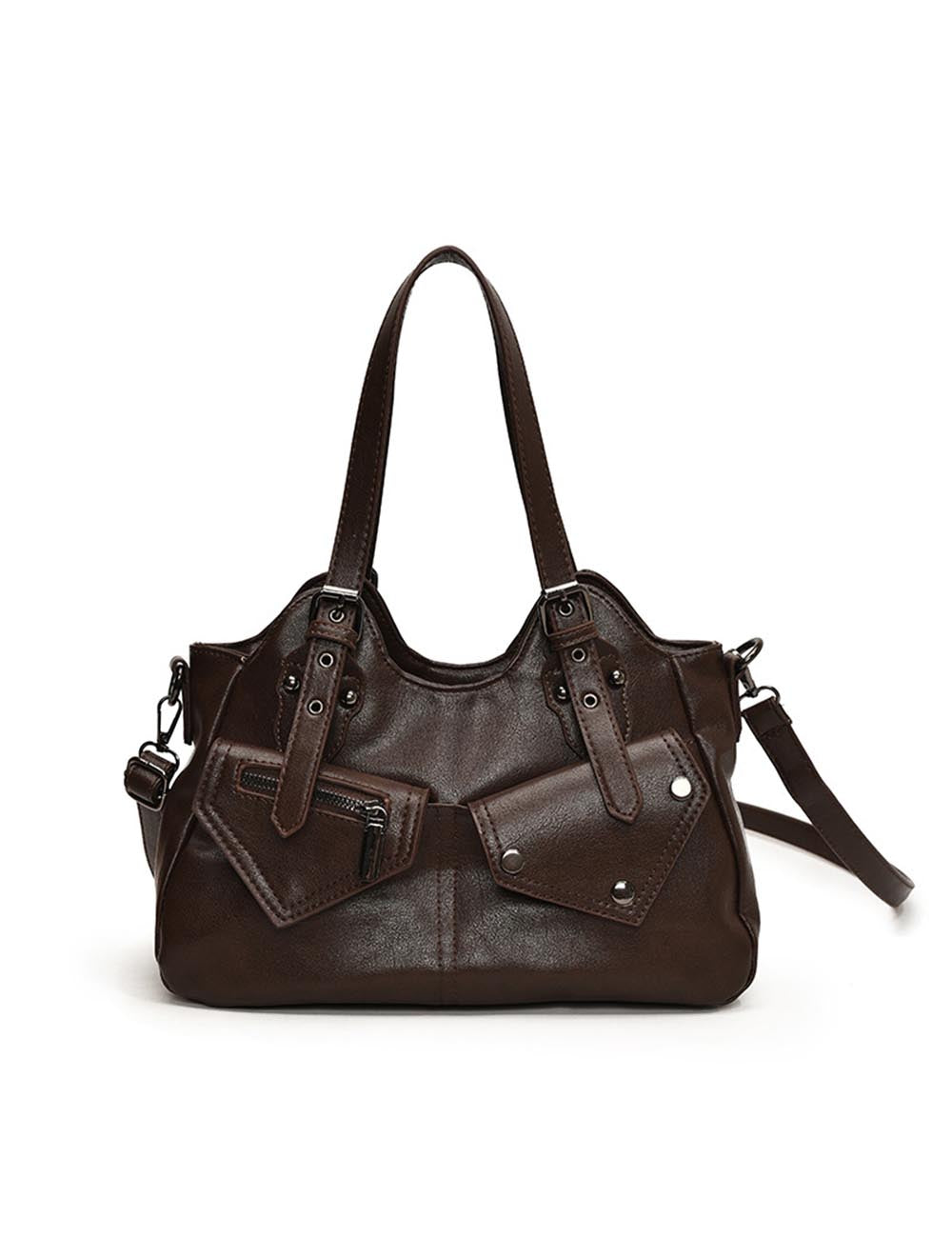 Retro Studded Shoulder Bag - DippedShop Wholesale - #2755