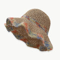 Boho Colorful Straw Hat - DippedShop Wholesale - #5331
