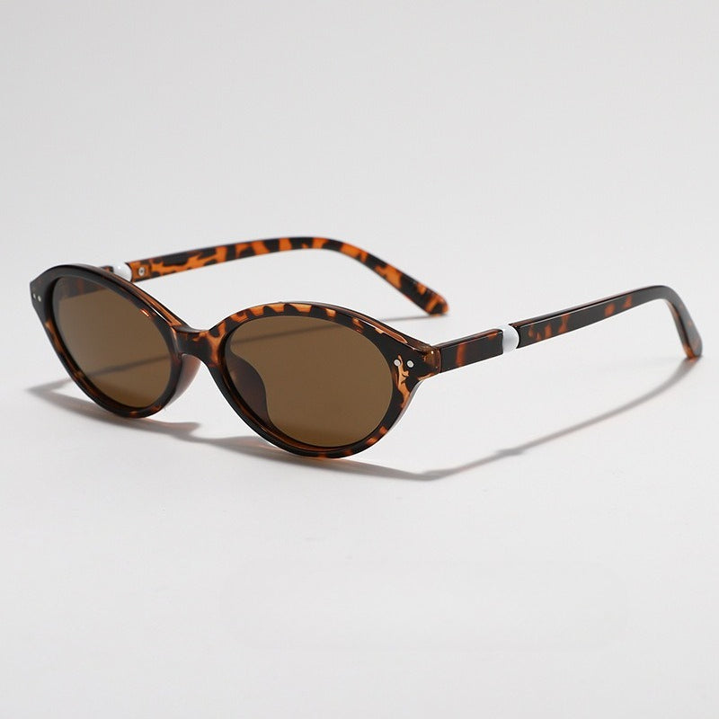 Trendy Oval Frame Sunglasses - DippedShop Wholesale - #4403
