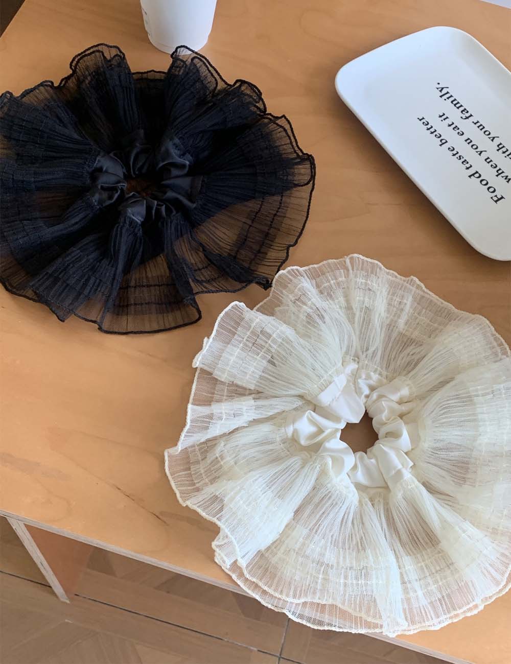 Mesh Elastic Hair Scrunchie - DippedShop Wholesale - #1251