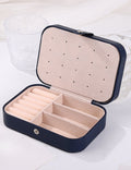 Trendy Solid Color Large Capacity Jewelry Case 8CW6BOB294L