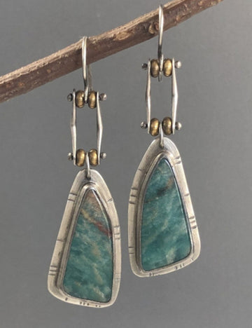 Vintage Geometric Irregular Dangle Earrings DP25D832
