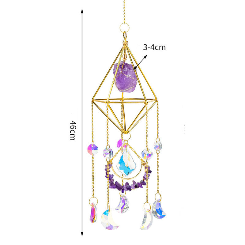 Crystal Geometric Suncatcher - DippedShop Wholesale - #2643