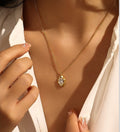 Gold Plated Cubic Zirconia Choker - DippedShop Wholesale - #1107