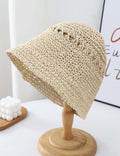 Straw Hollow Bucket Hat - DippedShop Wholesale - #8195