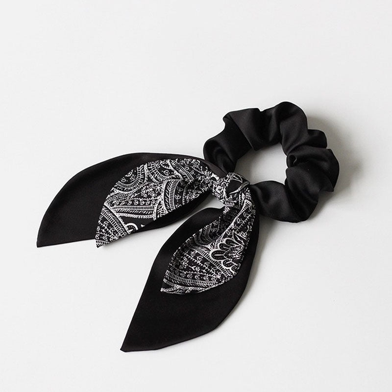 Ribbon Bow Ponytail Holder - DippedShop Wholesale - #0195