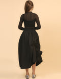 Irregular Hem Flower Midi Skirt - DippedShop Wholesale - #9907