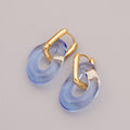 Chunky Gold Dangle Earrings - DippedShop Wholesale - #4467