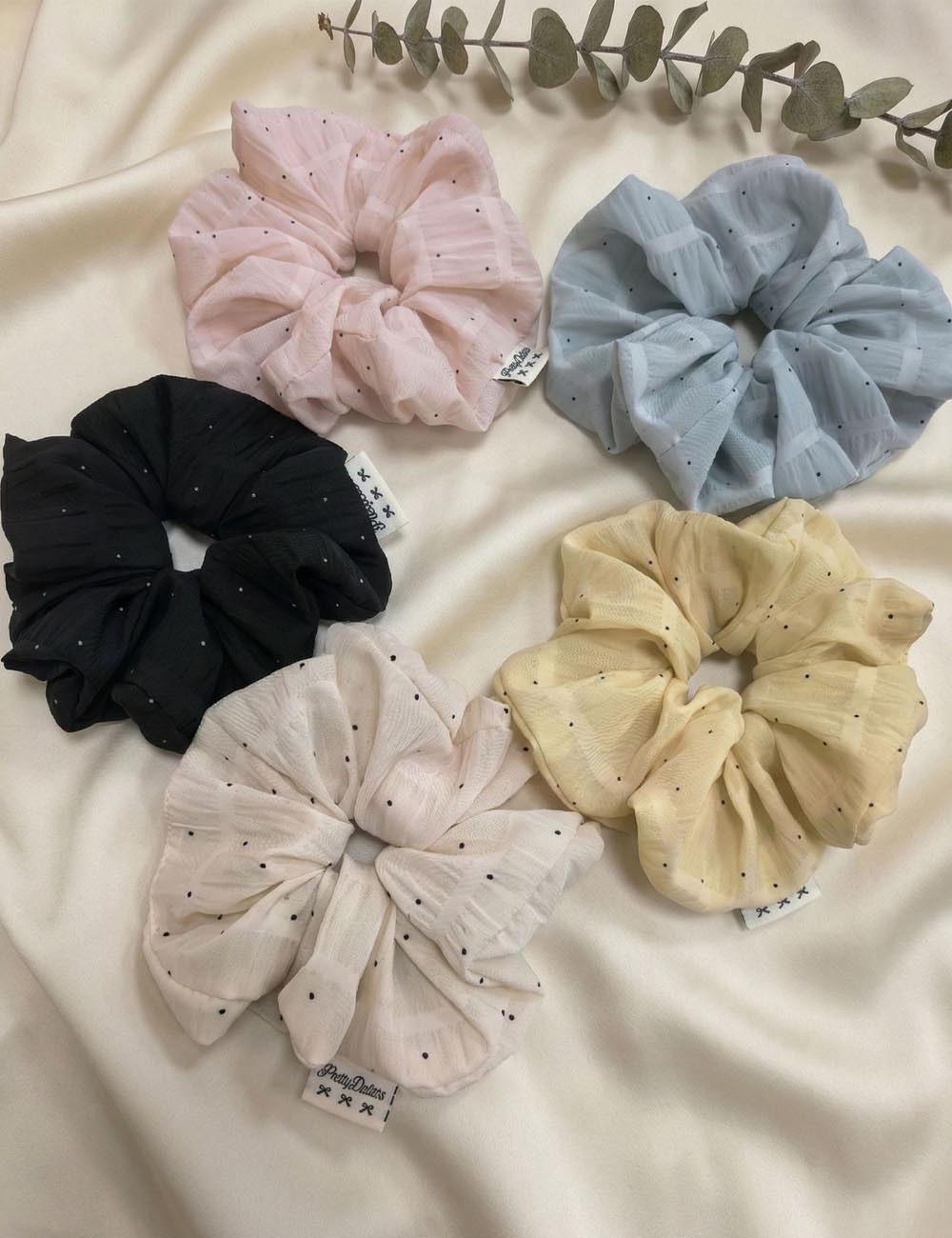 Chiffon Hair Scrunchie - DippedShop Wholesale - #9043