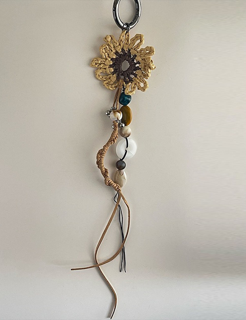 Sunflower Beaded Tassel Charm - DippedShop Wholesale - #1043